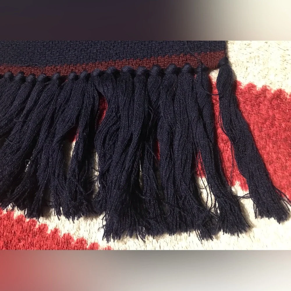 Vintage Ralph Lauren Polo STRIPE RUGBY MERINO WOOL KNIT SCARF Rlpc rlx Sportsman